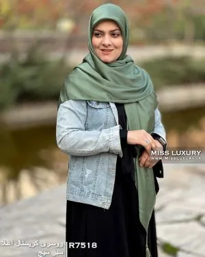 یکجا - یکجا روسری کریستال مجلسی R7518 (کپی)